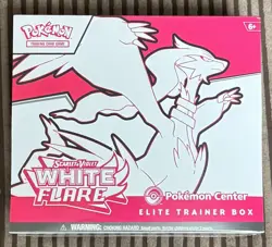 Pokemon TCG White Flare Pokemon Center Elite Trainer Box ETB SEALED - Image 1