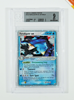 Pokemon BGS 9 Feraligatr Ex #103 Holo Ex Unseen Forces 2005 English - Image 1