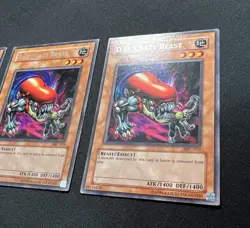 Yu-Gi-Oh! D.D. Crazy Beast MFC-019 Rare Unlimited NM/M x3 Crisp Playset - Image 4