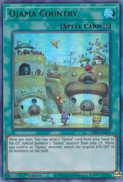 Yugioh! Ojama Country - GFTP-EN110 - Ultra Rare - 1st Edition Near Mint, English - Image 1