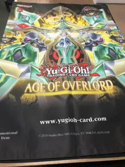 Yu-Gi-Oh! Age of Overlord Felt Promo Banner - Image 1
