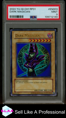 DARK MAGICIAN YU-GI-OH! RP01-RETRO PACK 2024 EN003 PSA 9 - Image 1