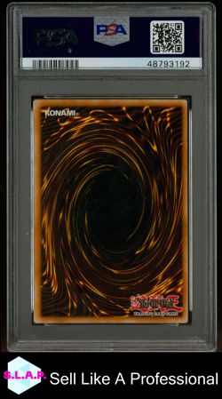 LEFT ARM/FRBDN.ONE 1ST EDITION-PORTUGUESE YU-GI-OH! LOB 2002 P123 PSA 9 - Image 2