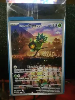 Teal Mask Ogerpon 123 Sv: Scarlet & Violet Promo Cards Holo - Image 1
