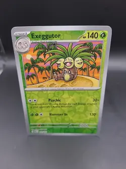 Pokemon Card Exeggutor Scarlet & Violet 151 Reverse Holo 103/165 - Image 1