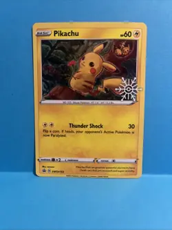 Pikachu - (Holiday Calendar) SWSH153 SWSH: Sword & Shield Promo Cards Holo - Image 1
