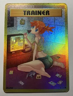 SEXY HEROINE WAIFU Misty POKEMON ACG PREMIUM HOLOFOIL CARD NM - Image 1