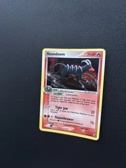 Pokemon Card Houndoom 7/115 Holo EX Unseen Forces - Image 2