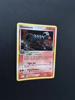 Pokemon Card Houndoom 7/115 Holo EX Unseen Forces - Image 3