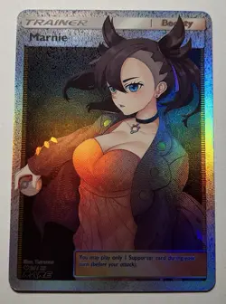 SEXY HEROINE WAIFU Marnie POKEMON ACG PREMIUM HOLOFOIL CARD NM - Image 1