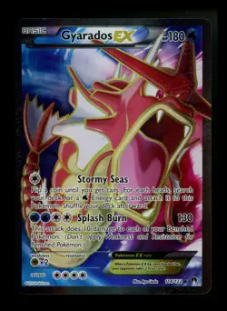 Gyarados EX 114/122 XY Breakpoint 2016 Full Art Holo SHINY Pokemon Card TCG - Image 1