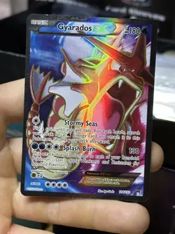 Gyarados EX 114/122 XY Breakpoint 2016 Full Art Holo SHINY Pokemon Card TCG - Image 3