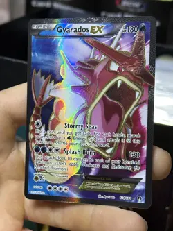 Gyarados EX 114/122 XY Breakpoint 2016 Full Art Holo SHINY Pokemon Card TCG - Image 4