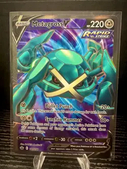 Metagross V 181/198 Swsh06: Chilling Reign Full Art Holo Pokemon TCG Card NM - Image 1