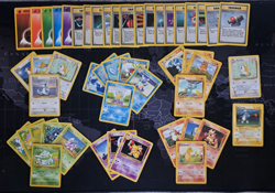 Pokemon CCG Base Set Lot 50 cards, no duplicates, Rare Lass - Image 1