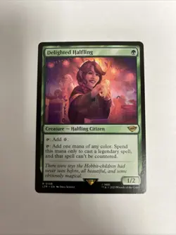 Delighted Halfling Nonfoil Card #0158 MTG LP - Image 1