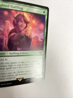 Delighted Halfling Nonfoil Card #0158 MTG LP - Image 2