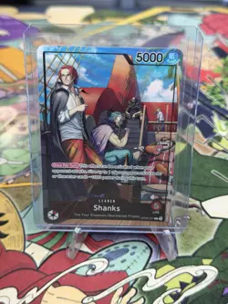 Shanks (2025 PSA Magazine Promo) OP09-001 One Piece Promotion Cards Foil - Image 1