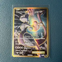 Pokemon TCG Mewtwo EX 103/108 Ultra Rare Holo Card Evolutions XY - Image 1