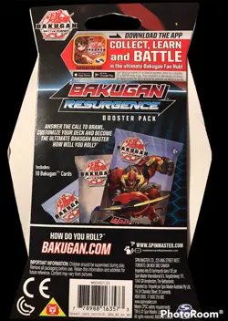Spin Master Bakugan Resurgence Booster Pack of 10 Collectible Trading Cards - Image 2