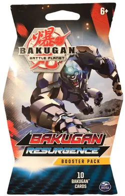Spin Master Bakugan Resurgence Booster Pack of 10 Collectible Trading Cards - Image 1