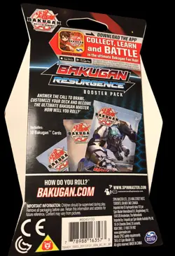 Spin Master Bakugan Resurgence Booster Pack of 10 Collectible Trading Cards - Image 2