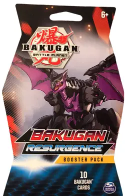 Spin Master Bakugan Resurgence Booster Pack of 10 Collectible Trading Cards - Image 1