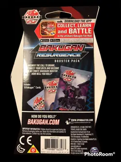 Spin Master Bakugan Resurgence Booster Pack of 10 Collectible Trading Cards - Image 2