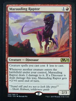 Marauding Raptor - M20 - Mtg Card #3VU - Image 1