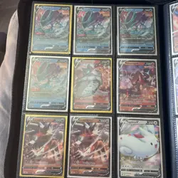 Qty 211 Pokemon Rare Full Art V Card Lot - Image 4