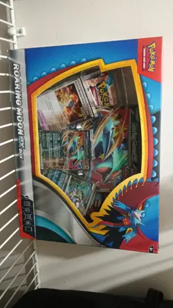 Pokemon TCG Roaring Moon ex Card Box 4 Booster Packs Trading Card Game - Image 1