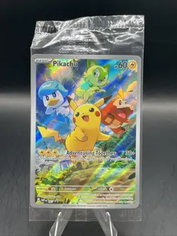 Pikachu 027 Sv: Scarlet & Violet Promo Cards Holo Sealed - Image 1