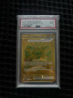 Pokemon TCG Teal Mask Ogerpon EX Prismatic Evolutions Card 177/131 Gold - Image 1