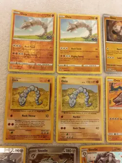 ONIX & STEELIX POKEMON CARDS BUNDLE - Image 2