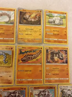 ONIX & STEELIX POKEMON CARDS BUNDLE - Image 3