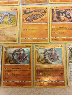 ONIX & STEELIX POKEMON CARDS BUNDLE - Image 5