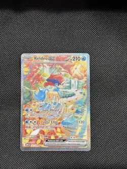 Keldeo EX 167/086 White Flare Holo Special Illustration Rare Card - Image 1
