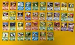 Lot Pokemon TCG Neo Genesis Japanese Edition Cards | 37 Count - Image 1