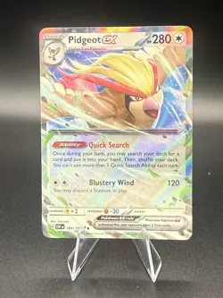 Pokemon Cards Pidgeot ex 164/197 Ultra Rare Obsidian Flames - LP - Image 1