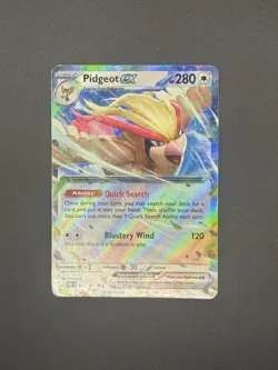 Pokemon Cards Pidgeot ex 164/197 Ultra Rare Obsidian Flames - LP - Image 3