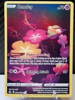 Pokemon TCG - Comfey - Full Art Card Rare - GG14/GG70- Crown Zenith - Image 1