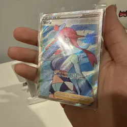 Pokemon TCG Skyla Trainer Full Art Ultra Rare Card #072/072 Shining Fates - Image 3