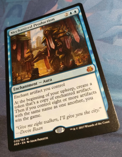 Mechanized Production - Aether Revolt - Mythic - NM to LP (see pics) MTG - Image 3