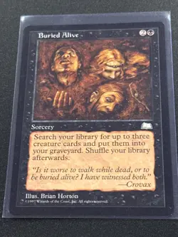 Weatherlight Buried Alive MTG Magic the Gathering NM - Image 1