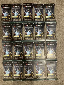 Magic The Gathering Lord Of The Rings - Sleeved Booster Pack Lot - $9.75/ Each - Image 1