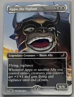 MTG Avatar: TLE Appa Legendary Creature - Bison Ally RARE REGULAR #0062 - Image 1