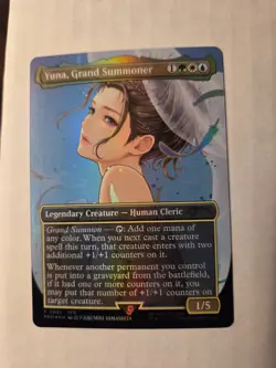 Yuna, Grand Summoner P 0001 - Promo - MTG - NM Foil - Final Fantasy Promo FFX - Image 1