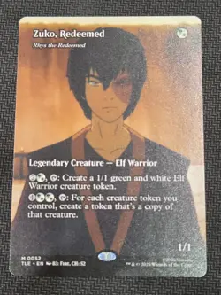 MTG Magic The Gathering -Zuko, Redeemed -M0052 -NM -Borderless! ?? - Image 1
