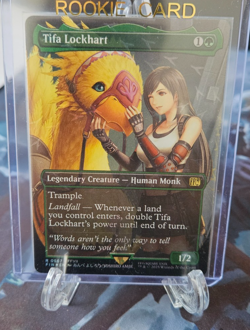 Tifa Lockhart - 567 - Borderless Chocobo Track Foil MTG Final Fantasy NM - Image 1