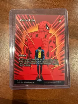 Path To Exile Borderless NONFOIL MTG Spider-Man M0004 NM - Image 1